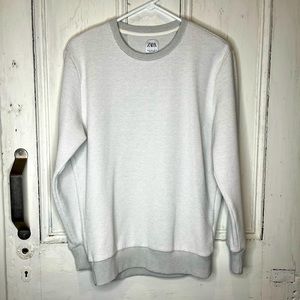 Men’s Zara Woven Textured Long Sleeve Shirt